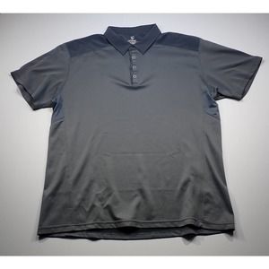 Mens Kuhl XLarge XL Shadow Polo Grey Short Sleeve Shirt Hiking Biking
